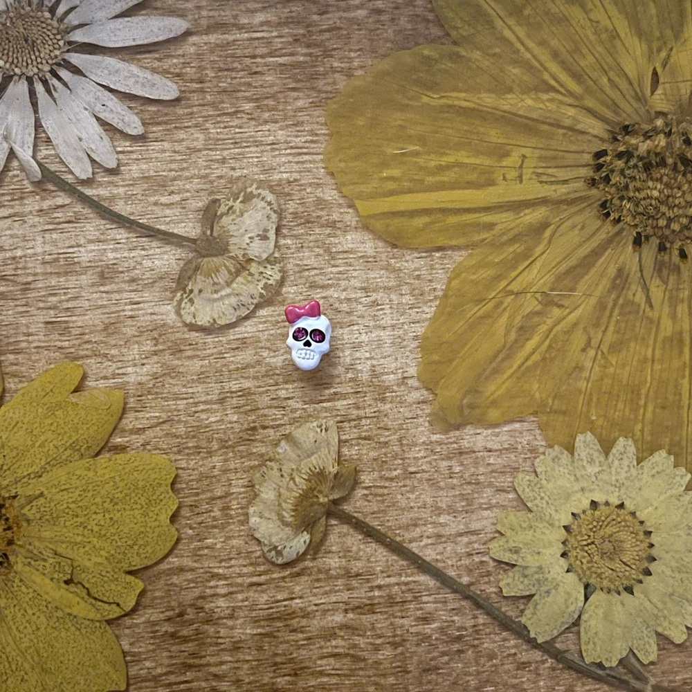 Origami owl pink sugar skull